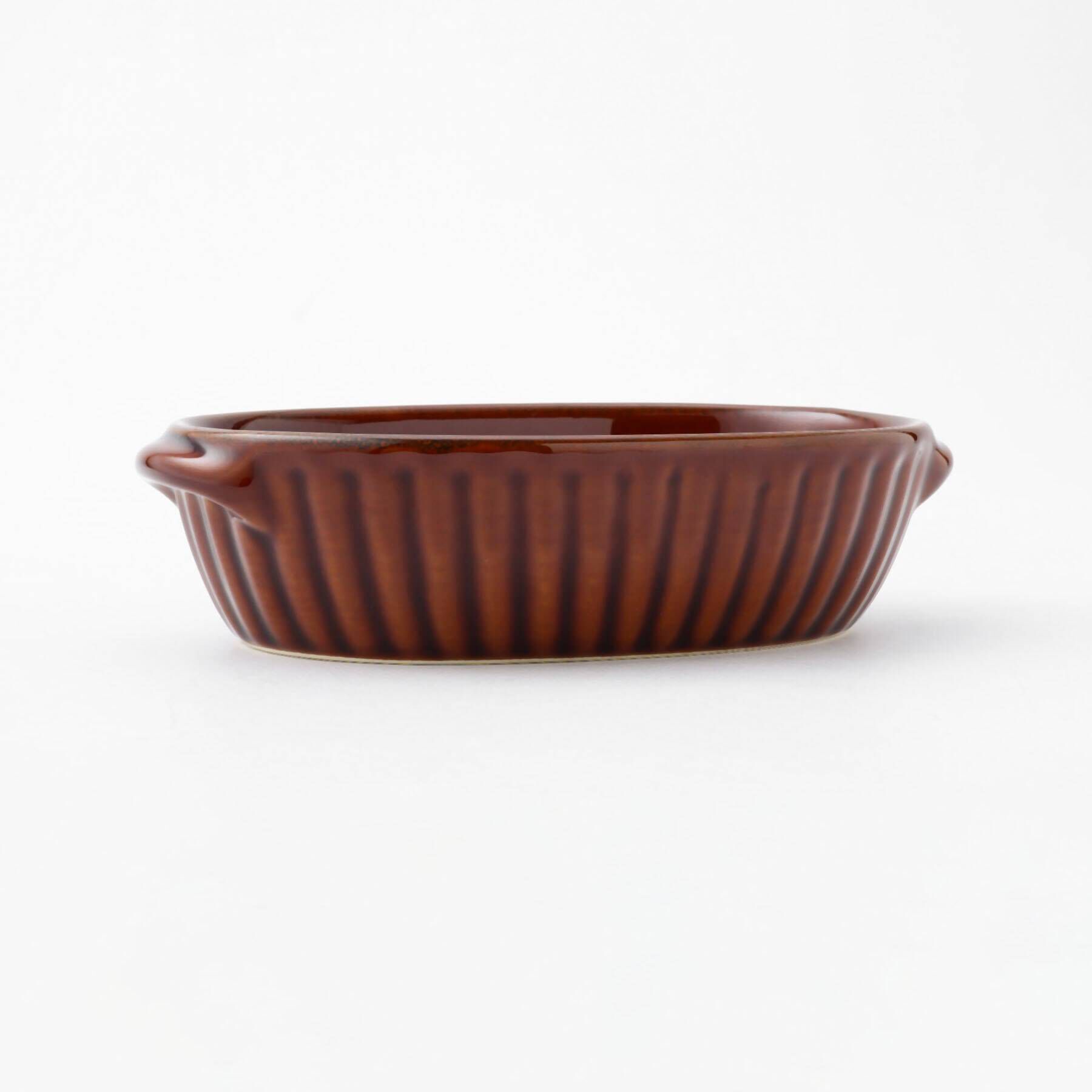 212 KITCHEN STORE「ギャザー オーバルグラタン S BR」|食器・キッチングッズ|