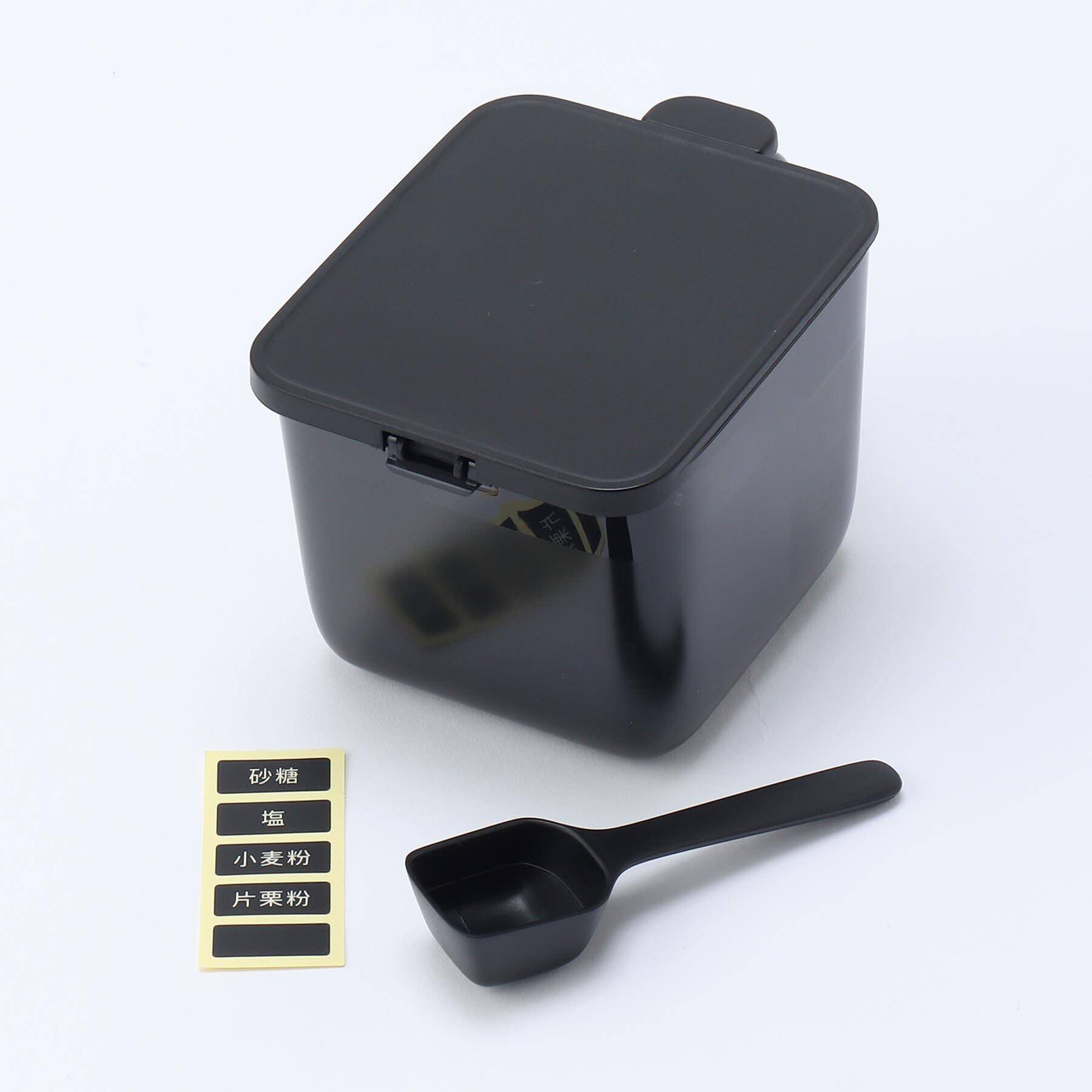 212 KITCHEN STORE「調味料ポット ワイド J921 BK ＜marna マーナ＞」|食器・キッチングッズ|