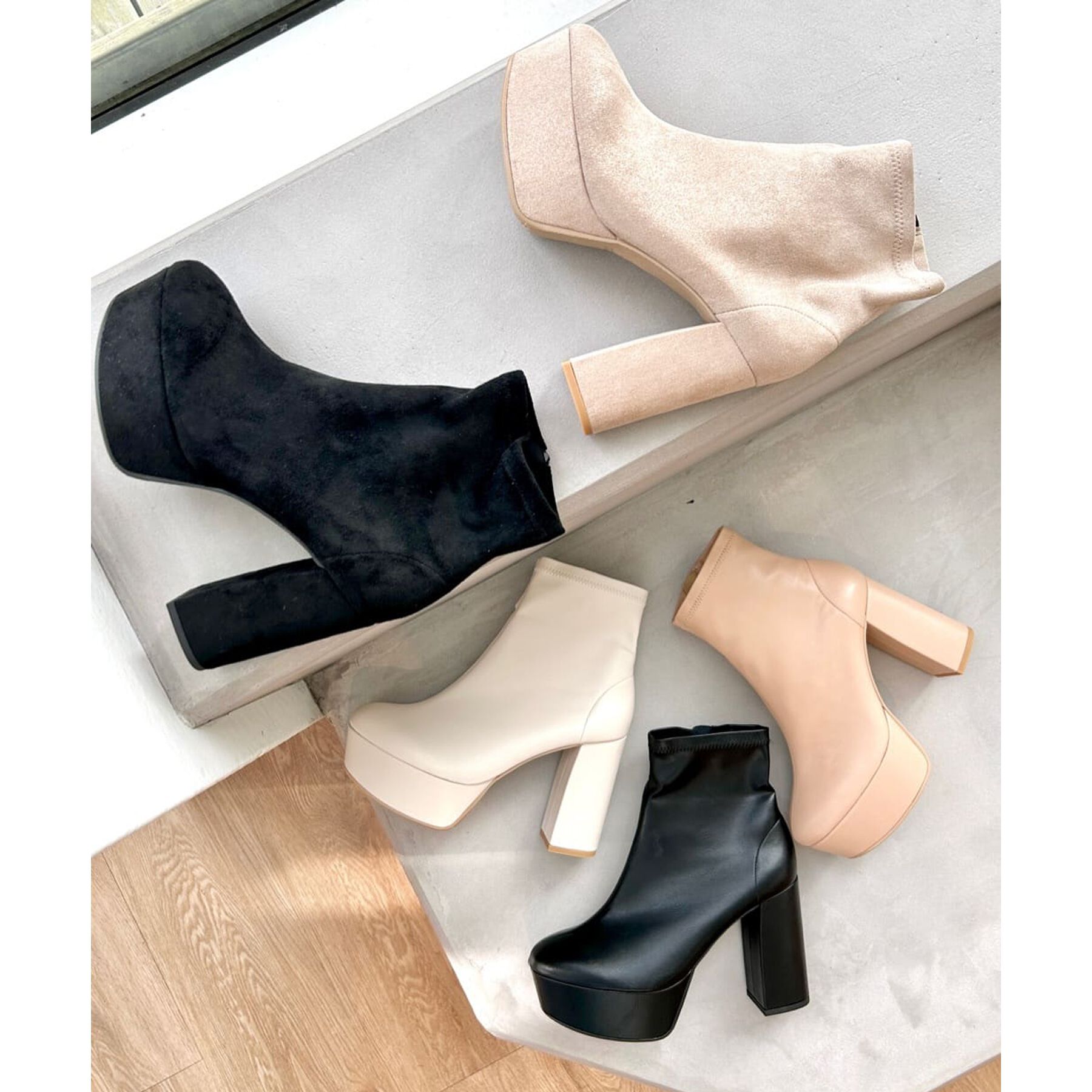 ESPERANZA「ラク盛りショートブーツ」|ショートブーツ|