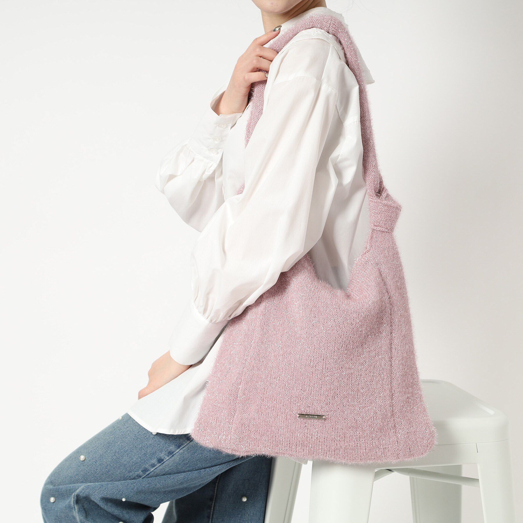 Ober Tashe「【新生活・新学期】ラメトートバッグ」|トートバッグ|