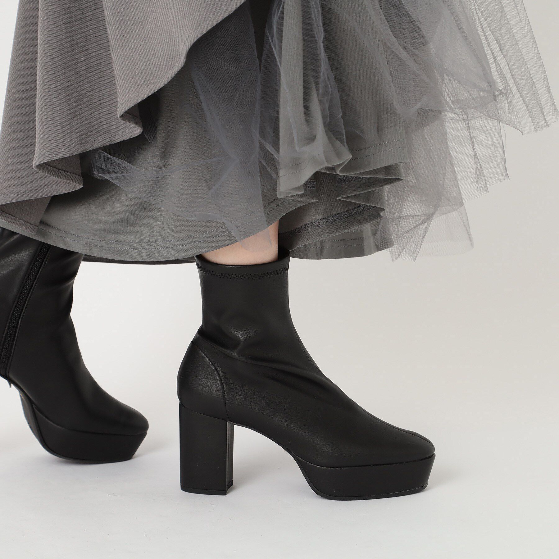 ESPERANZA「ゆる傾斜ショートブーツ」|ショートブーツ|