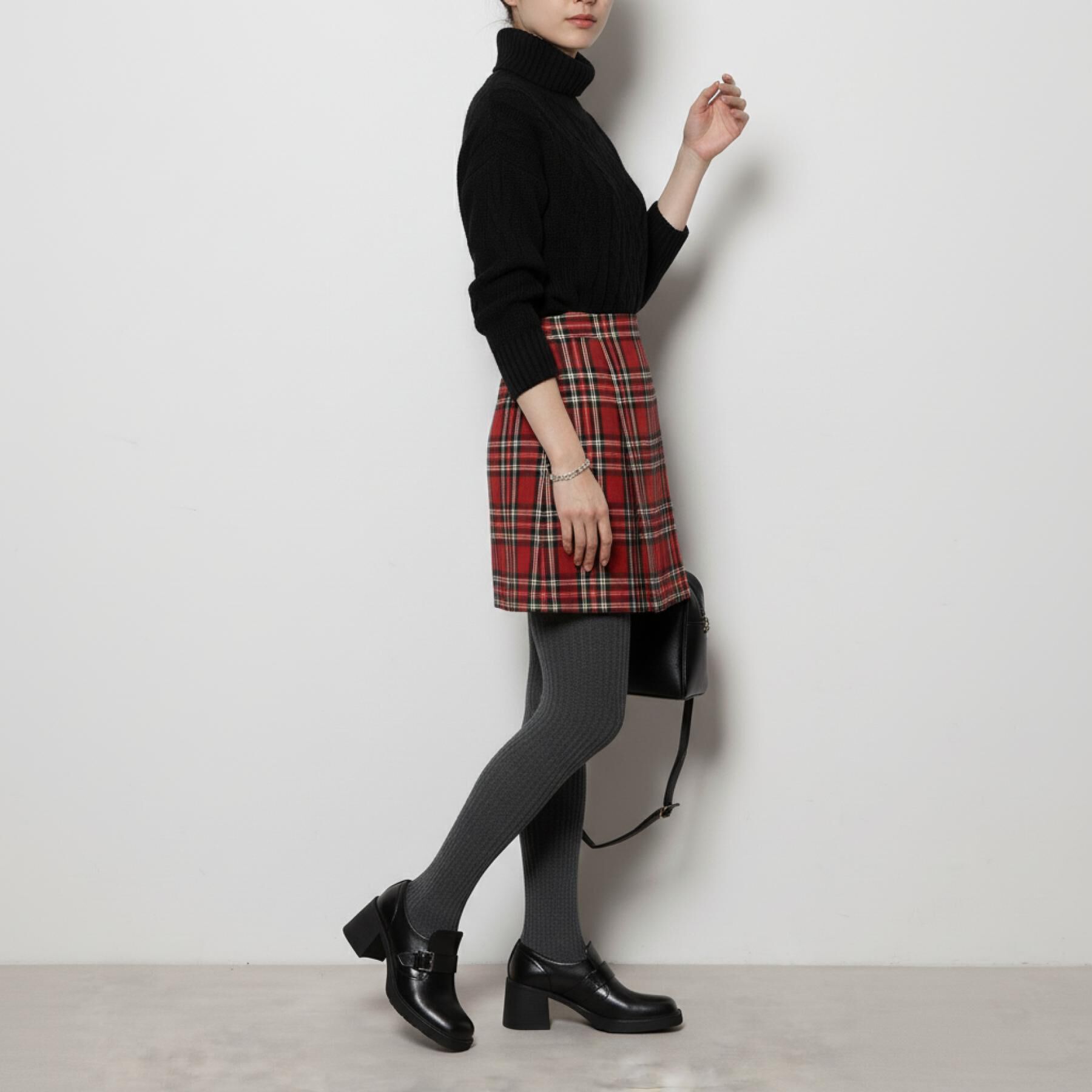 ESPERANZA「スクエアトゥベルトアンクルローファー」|パンプス|