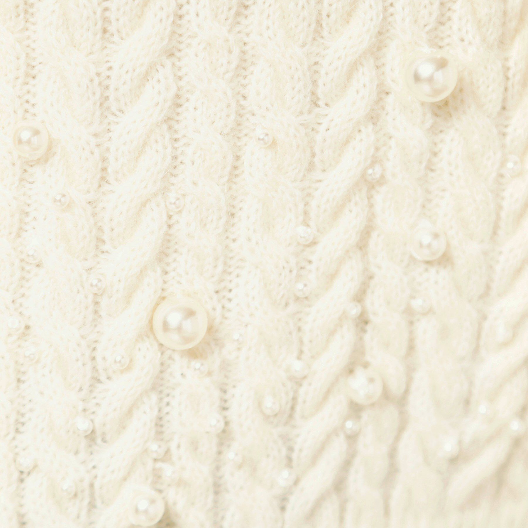 SunaUna「【COLLECTION LINE】パール調カーデ」|カーディガン|