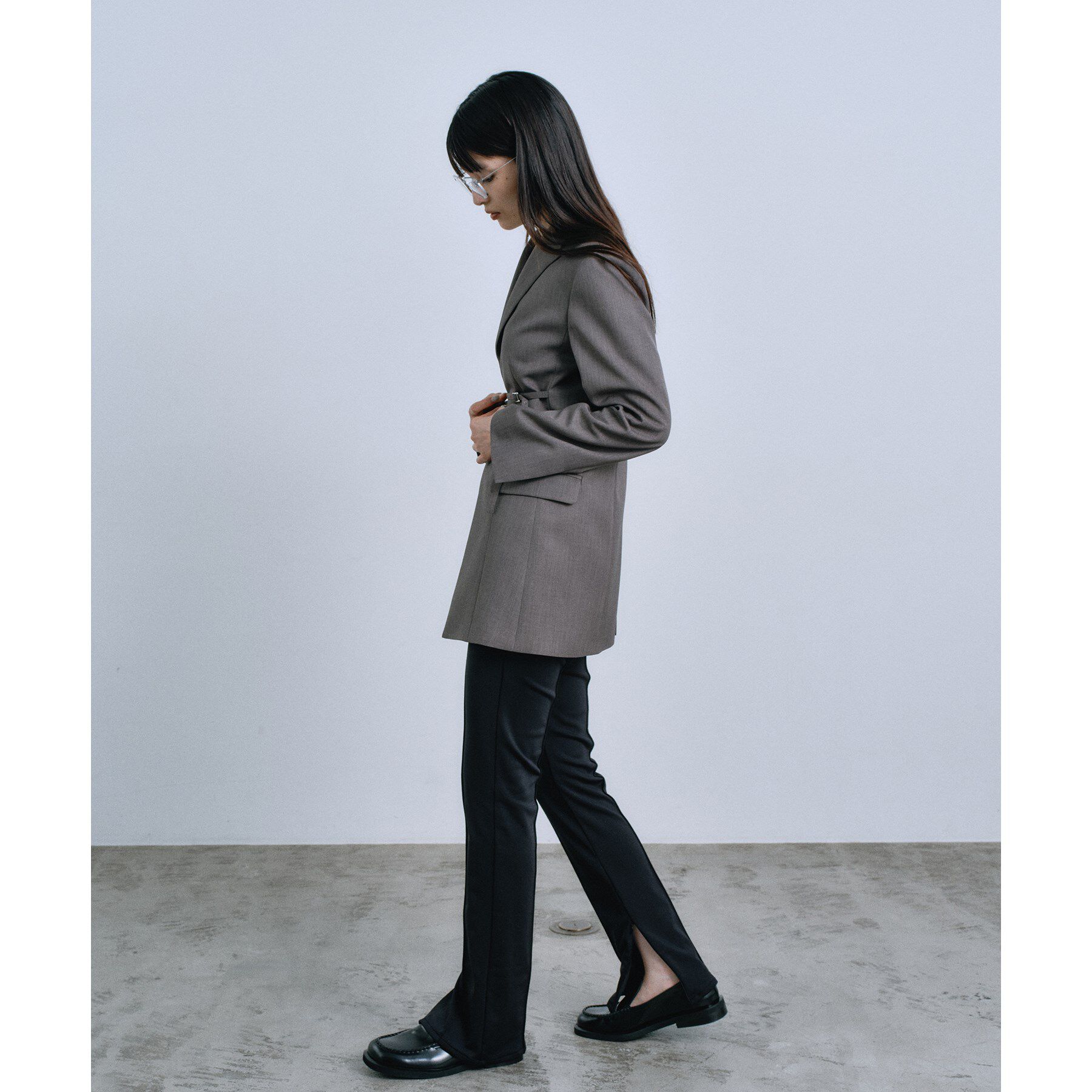 CODE A「belted chic jacket」|テーラードジャケット|