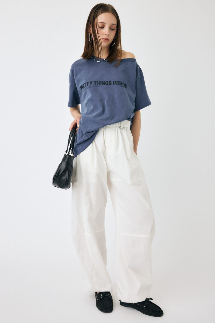 MOUSSY「ONE SHOULDER TEE」|Tシャツ・カットソー|