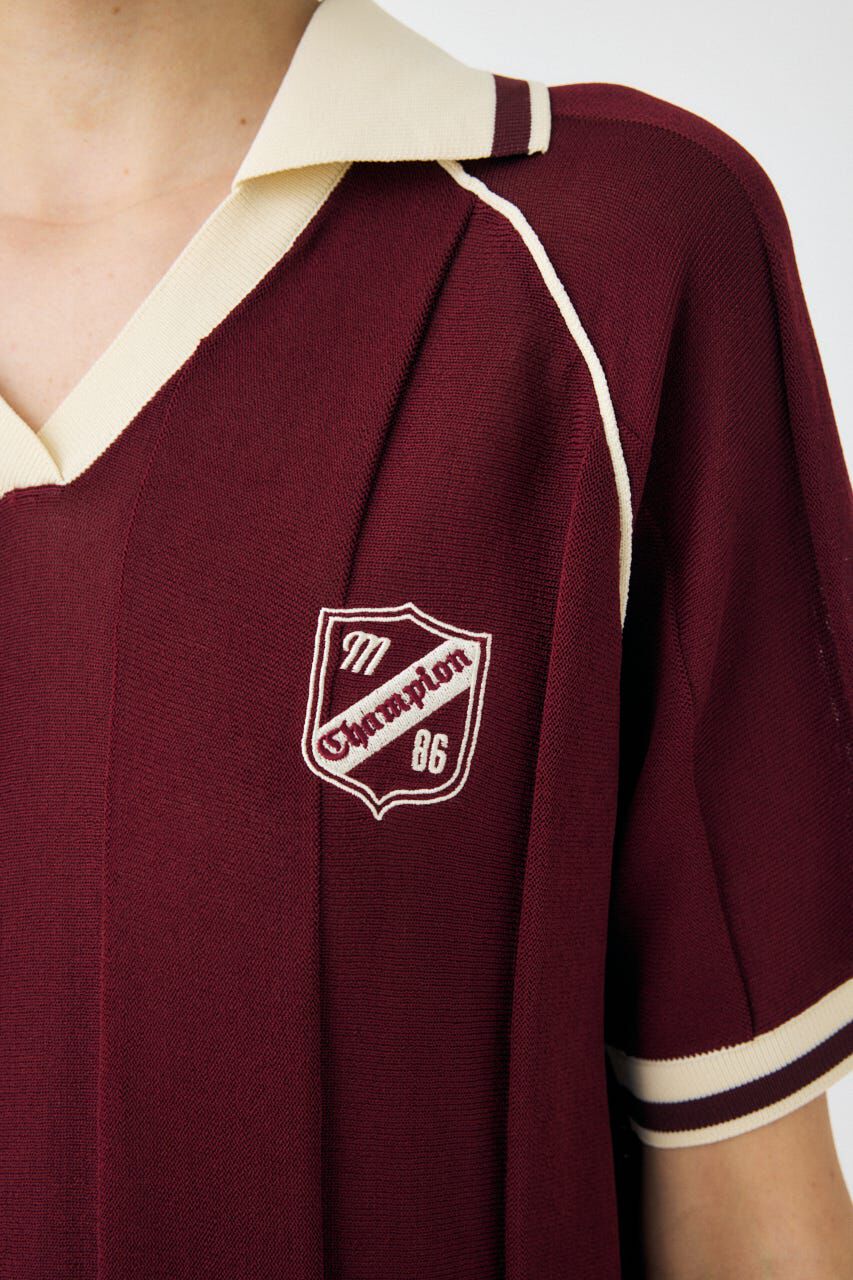 MOUSSY「H/S KNIT GAME シャツ」|ニット・セーター|