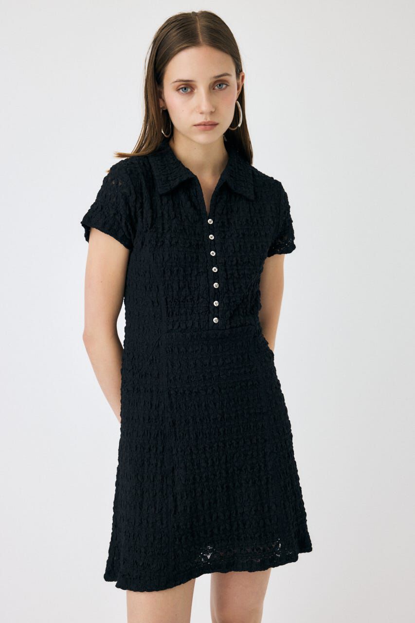 MOUSSY「MERMAID LACE MINI ドレス」|ワンピース|