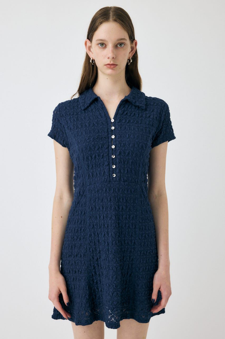 MOUSSY「MERMAID LACE MINI ドレス」|ワンピース|