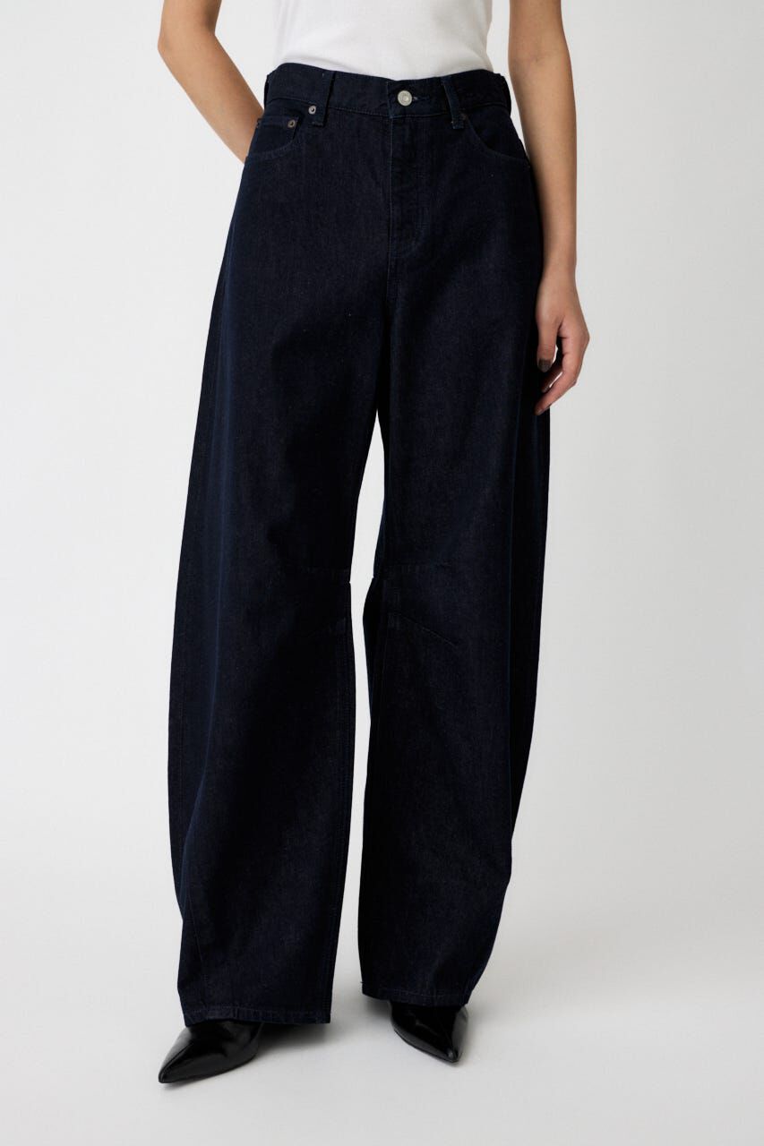 MOUSSY「HORSESHOE バギー」|デニム|