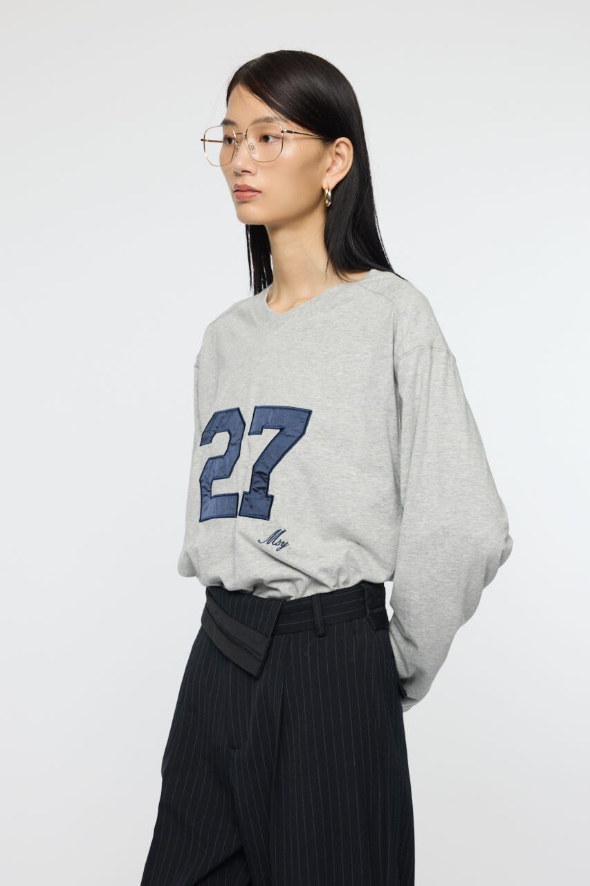 MOUSSY「REVERSIBLE MESH L/S TSJ」|Tシャツ・カットソー|