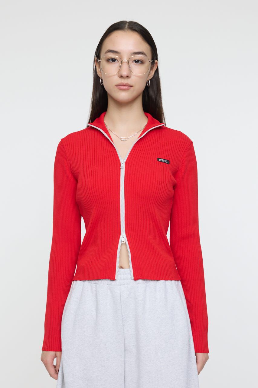 MOUSSY「BI COLOR MIDDLE NECKトップス」|ニット・セーター|