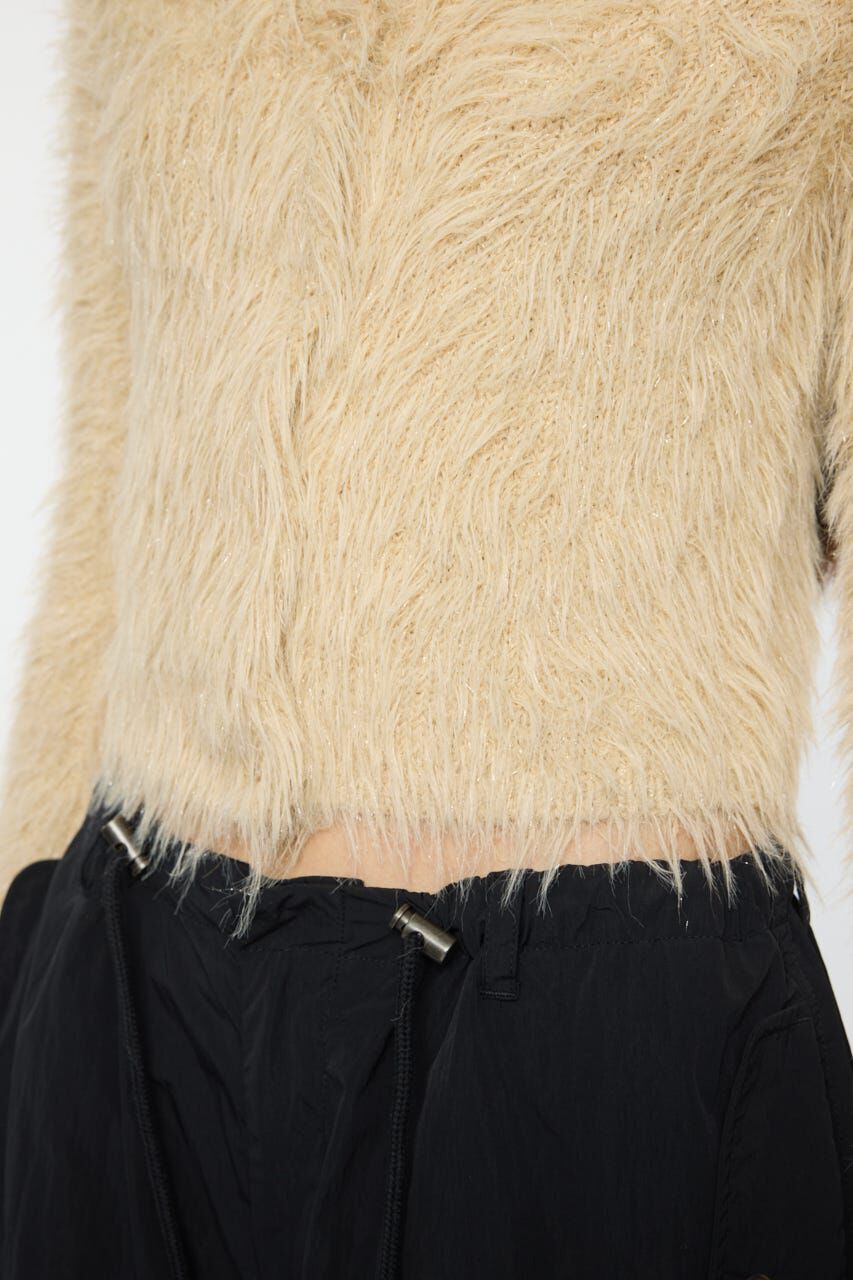 MOUSSY「FEATHER LIKE KNIT シャツ」|ニット・セーター|