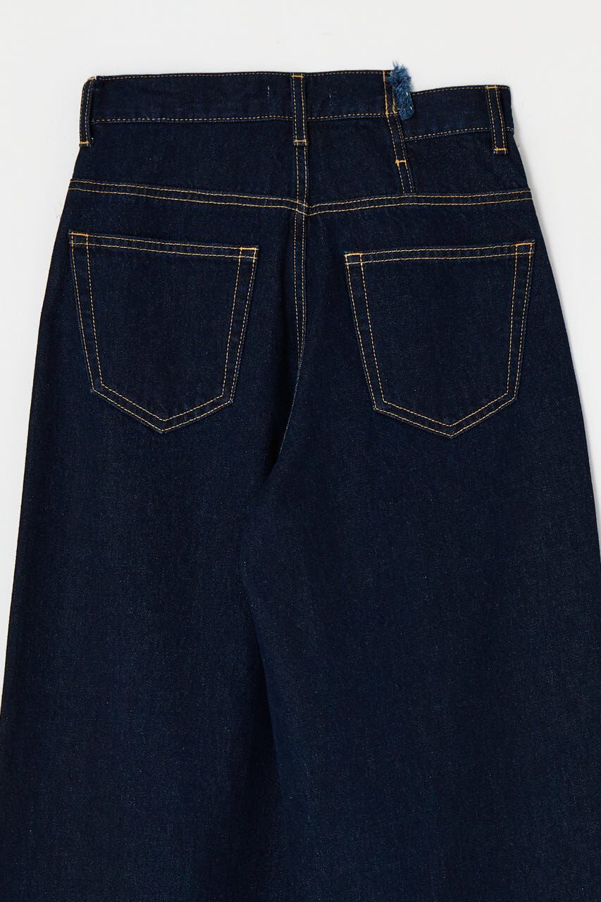 MOUSSY「CROSS WAIST WIDE ストレート」|デニム|