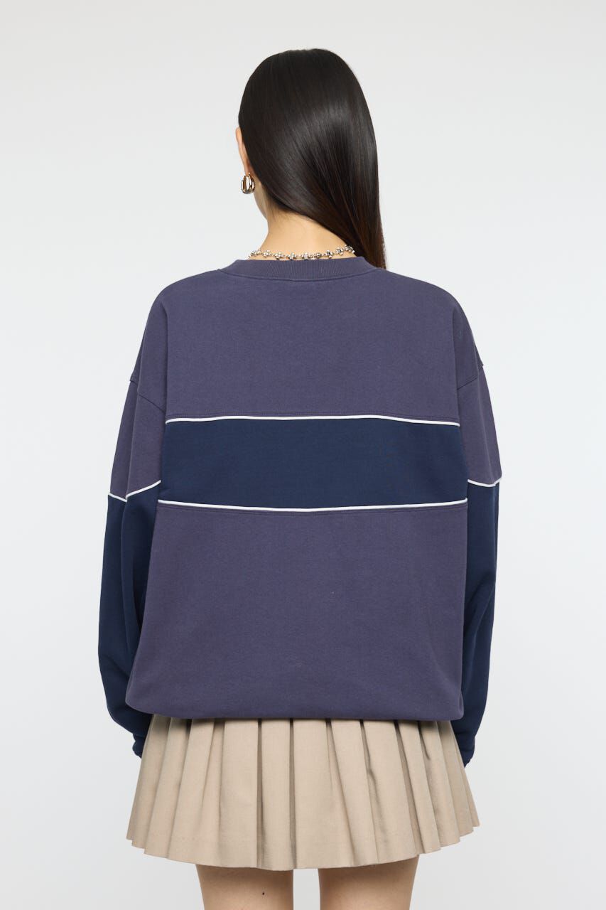 MOUSSY「BLOCK PANEL SWEAT シャツ」|パーカー|