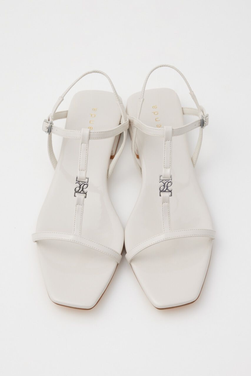 rienda「RRロゴフラットサンダル」|サンダル|