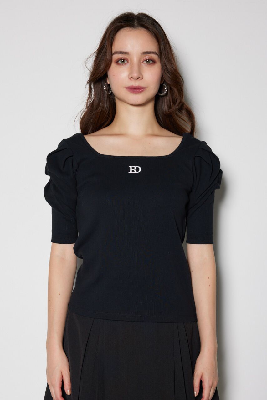 rienda「パフショルダーTシャツ」|Tシャツ・カットソー|