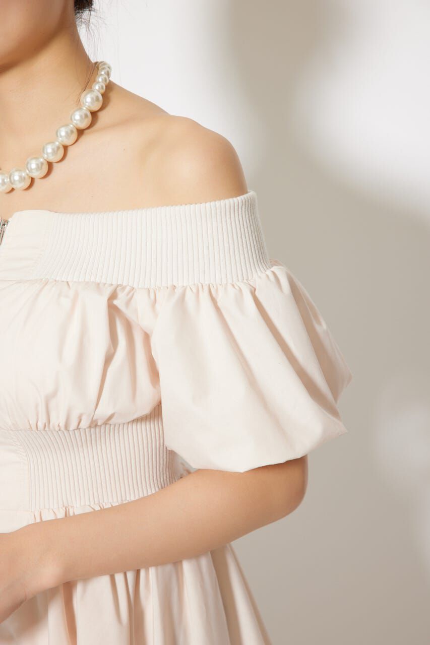 rienda「MA-1オフショルミニフレアワンピース」|ワンピース|