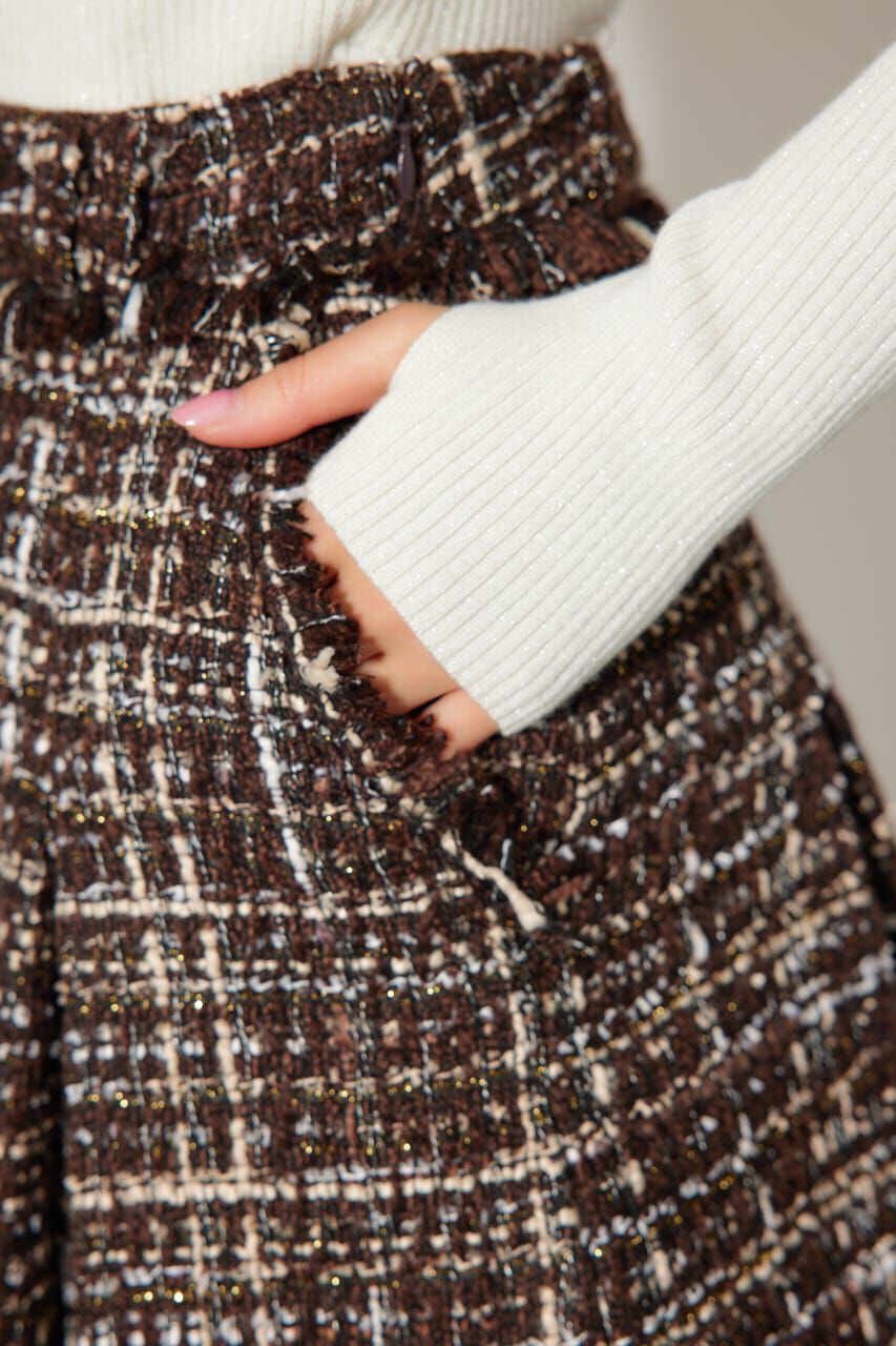 rienda「Aラインツイードスコートショートパンツ」|その他|