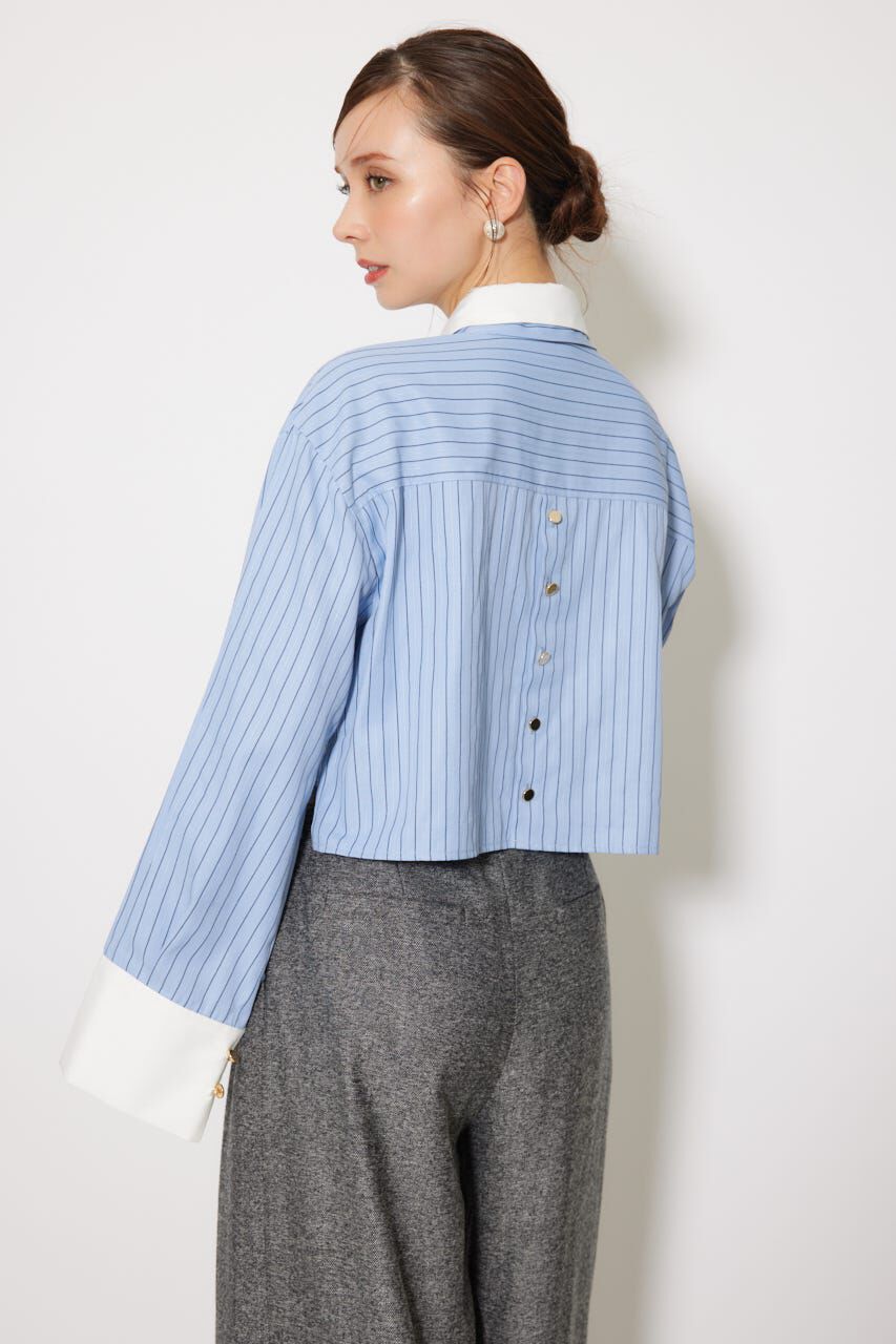 rienda「パールチェーンシャツ」|シャツ・ブラウス|