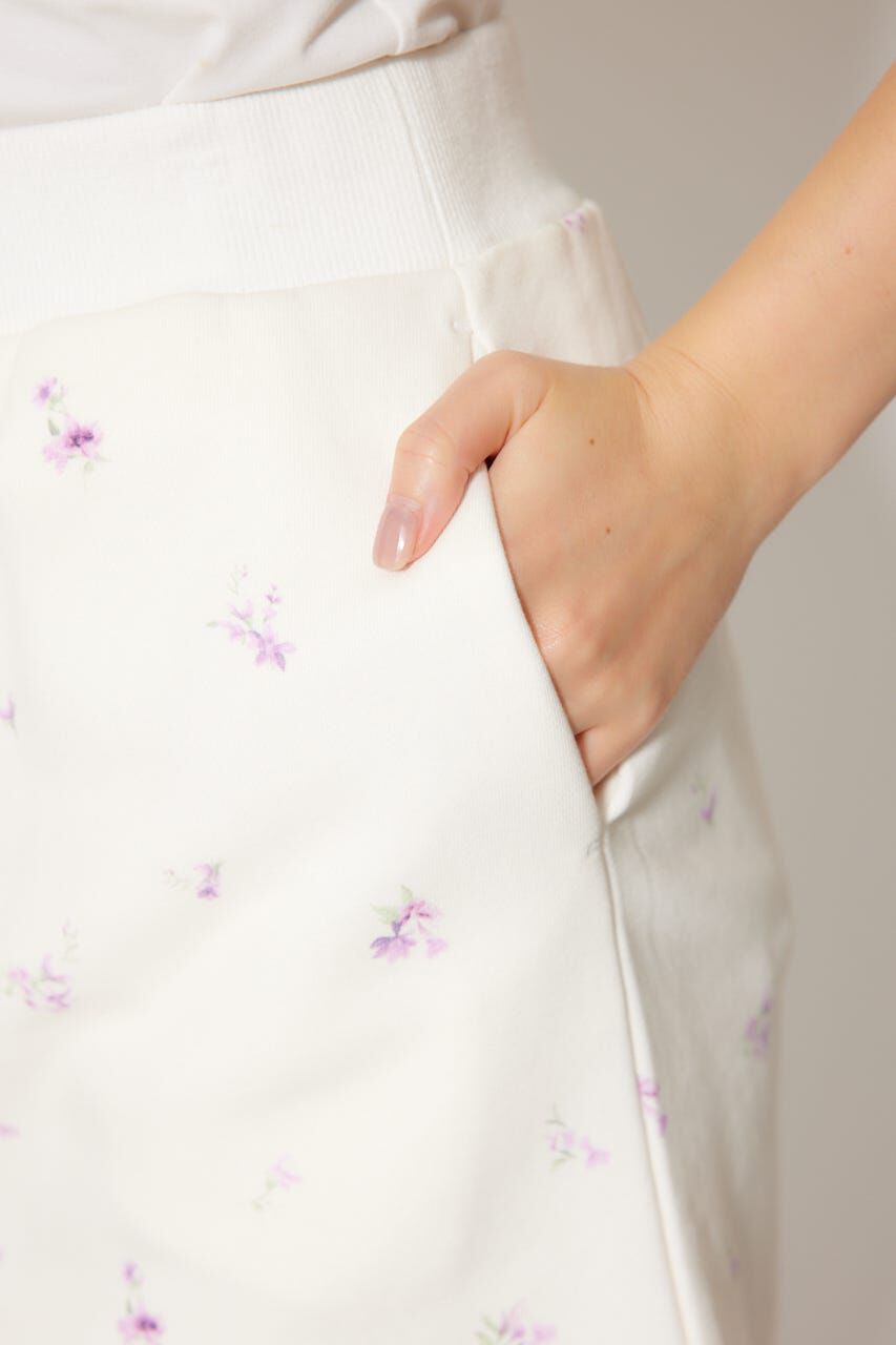 rienda「フラワースウェットタイトスカート」|スカート|