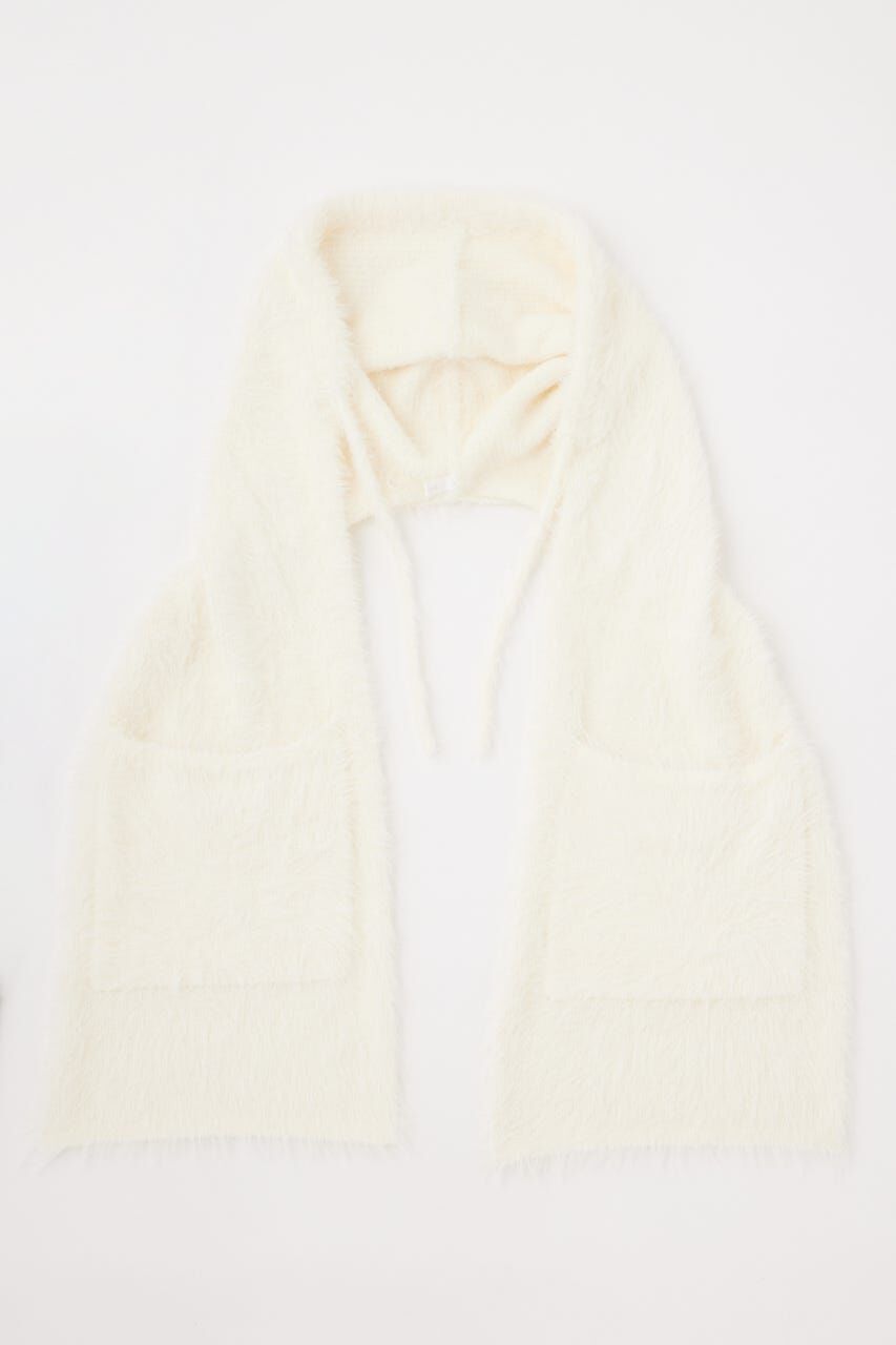 rienda「フード付きシャギーストール」|その他|