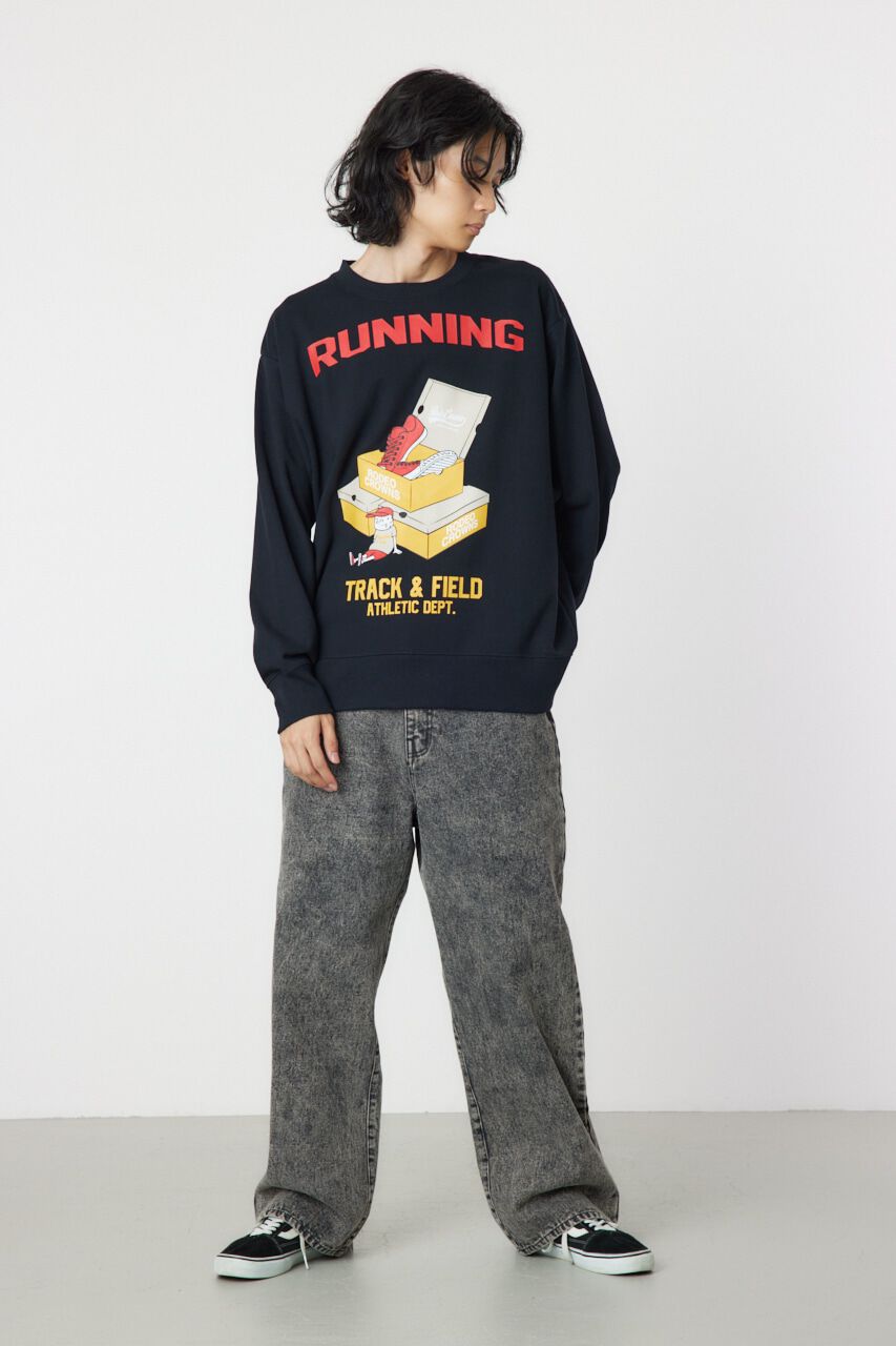 RODEO CROWNS「running boy スウェット」|パーカー|