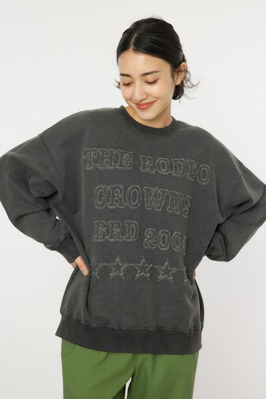 RODEO CROWNS「RCS加工パッチロゴスウェット」|パーカー|C.GRY