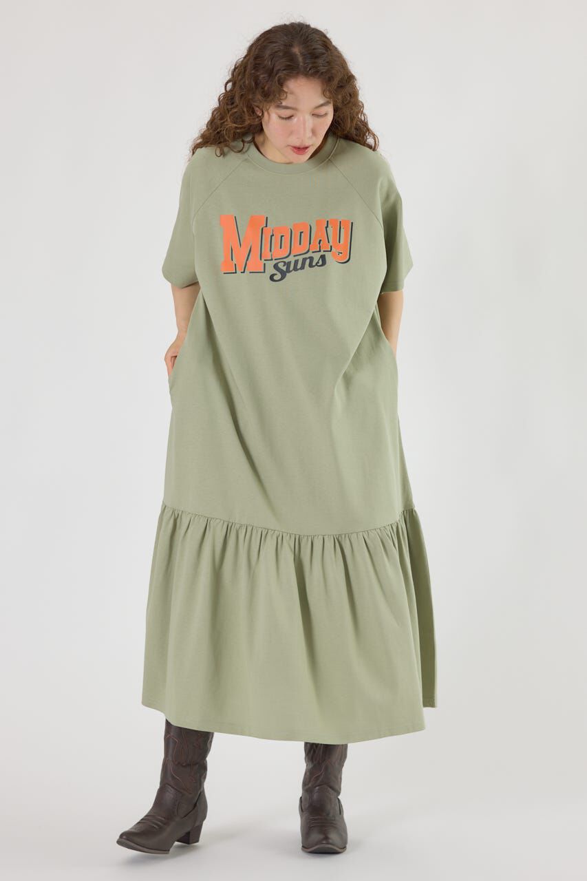 RODEO CROWNS「MASTER PROTECT ヘムギャザーワンピース」|ワンピース|