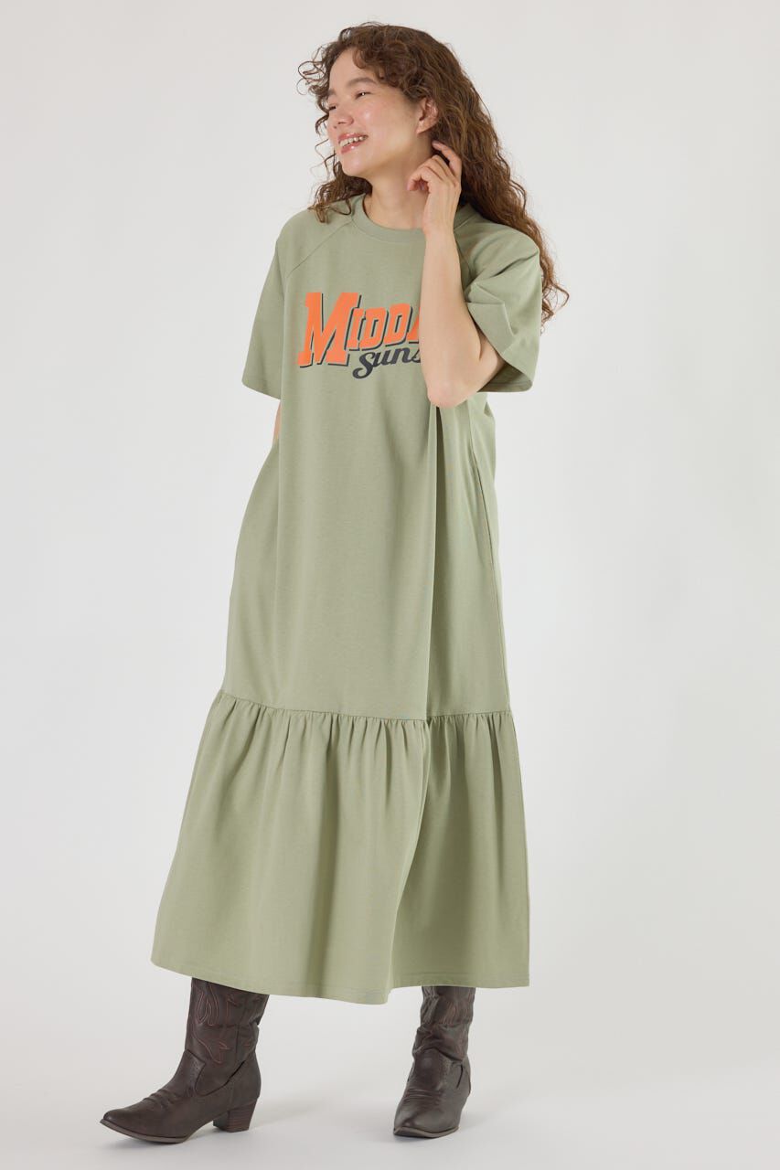 RODEO CROWNS「MASTER PROTECT ヘムギャザーワンピース」|ワンピース|