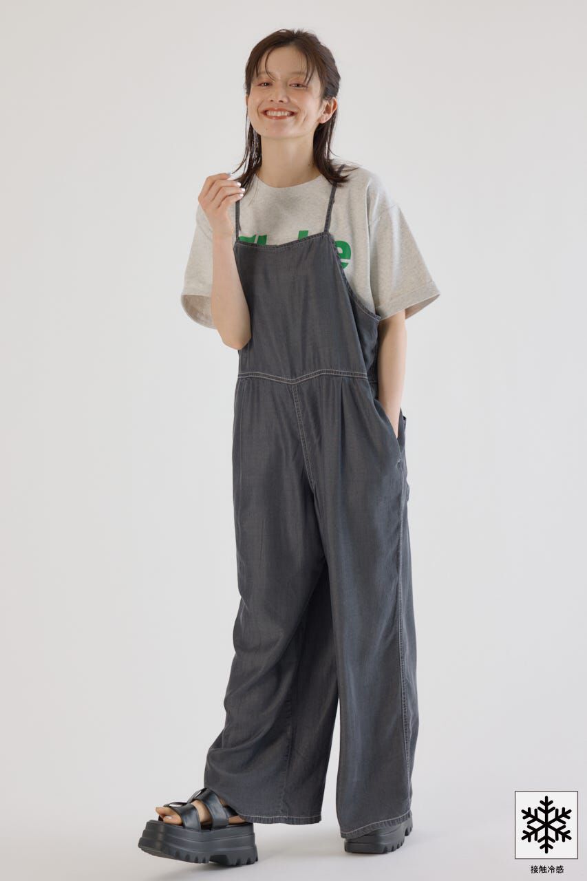 RODEO CROWNS「クールデニムリボンサロペット」|その他|