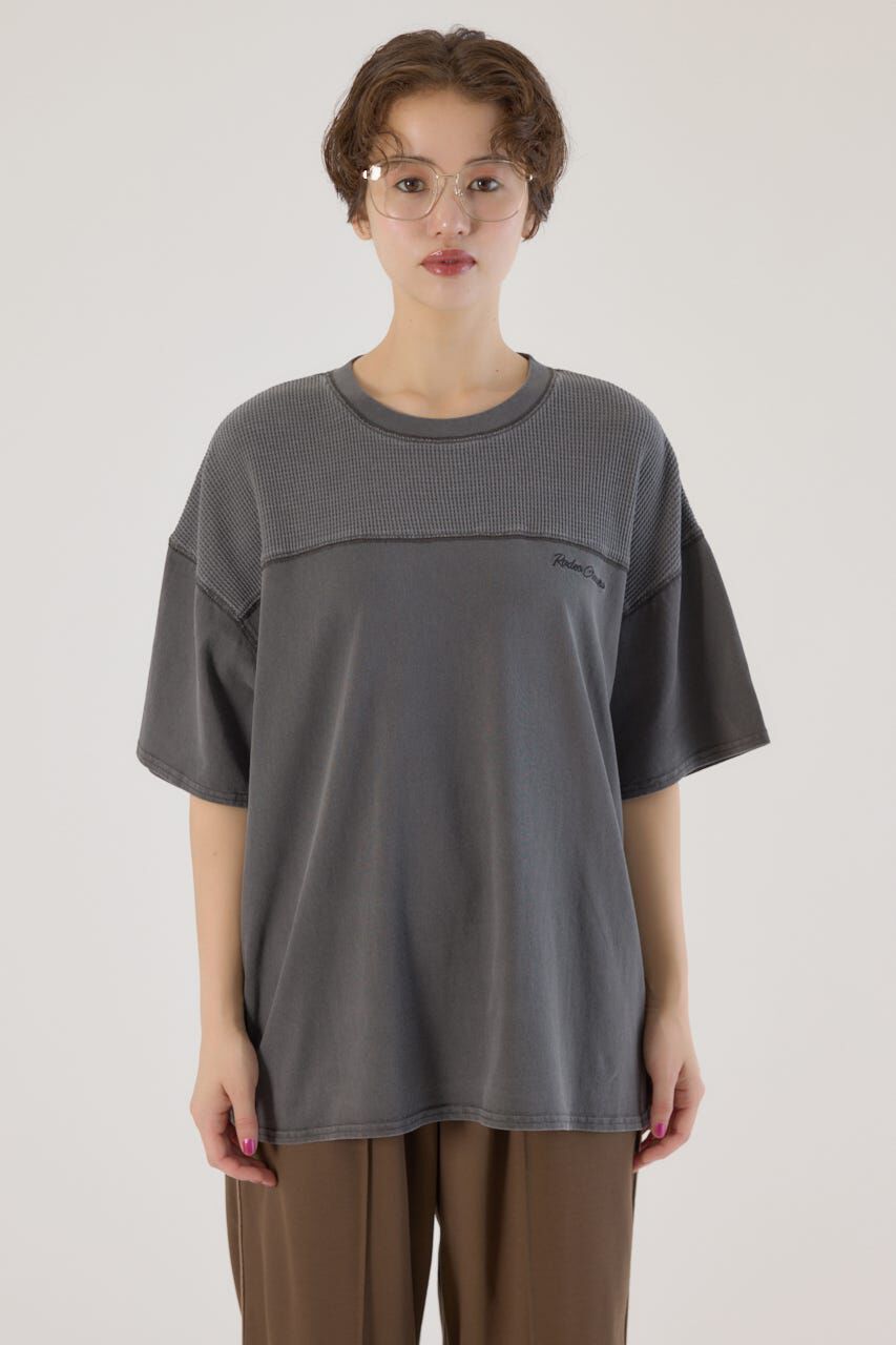 RODEO CROWNS「ワッフルコンビカットトップス」|Tシャツ・カットソー|