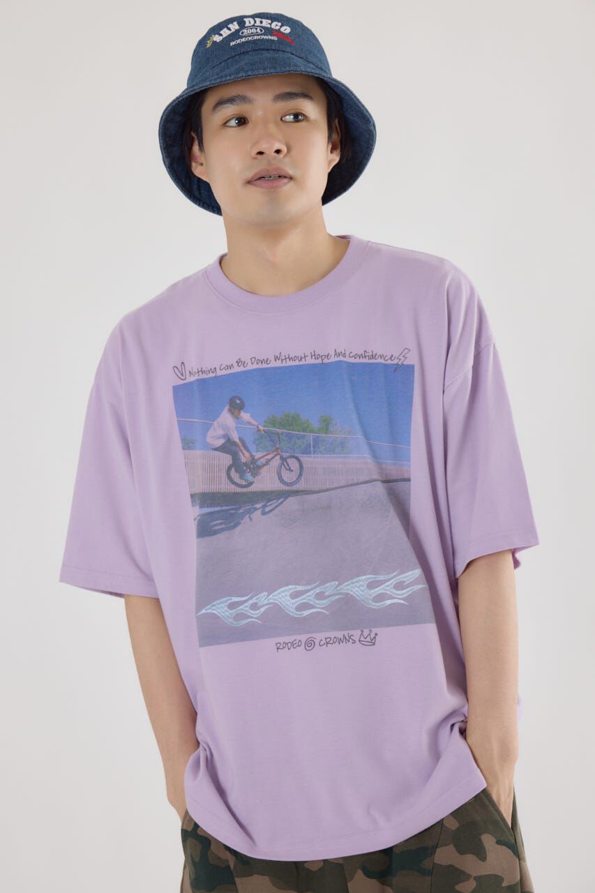 RODEO CROWNS「フォトグラフィックTシャツ」|Tシャツ・カットソー|L/PUR1