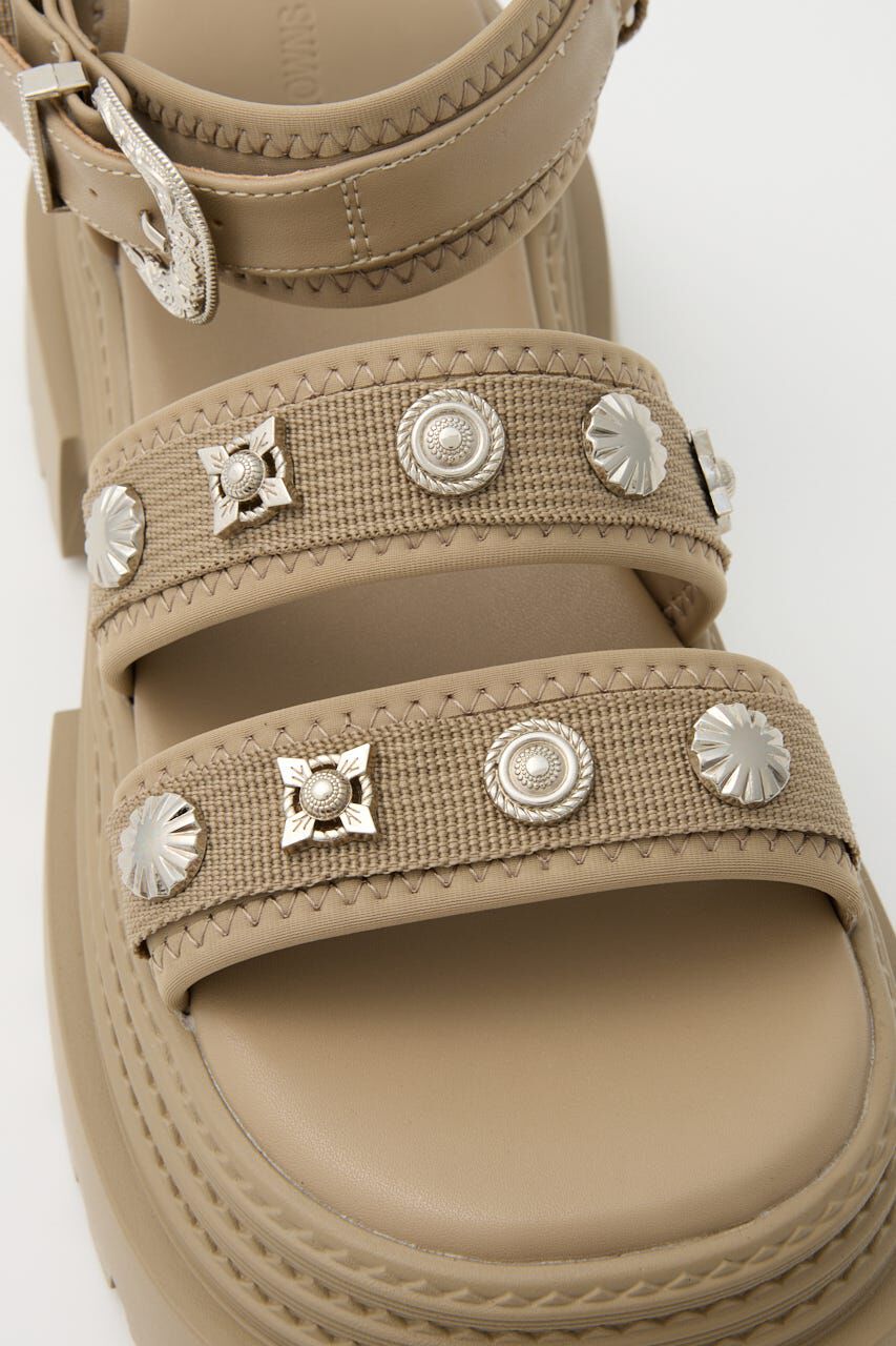 RODEO CROWNS「スタッズサンダル」|サンダル|