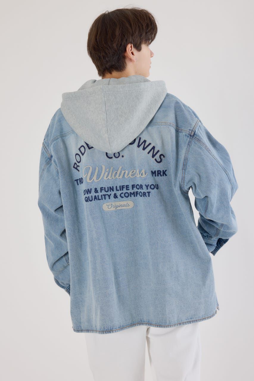 RODEO CROWNS「フーデッドデニムシャツジャケット」|その他|
