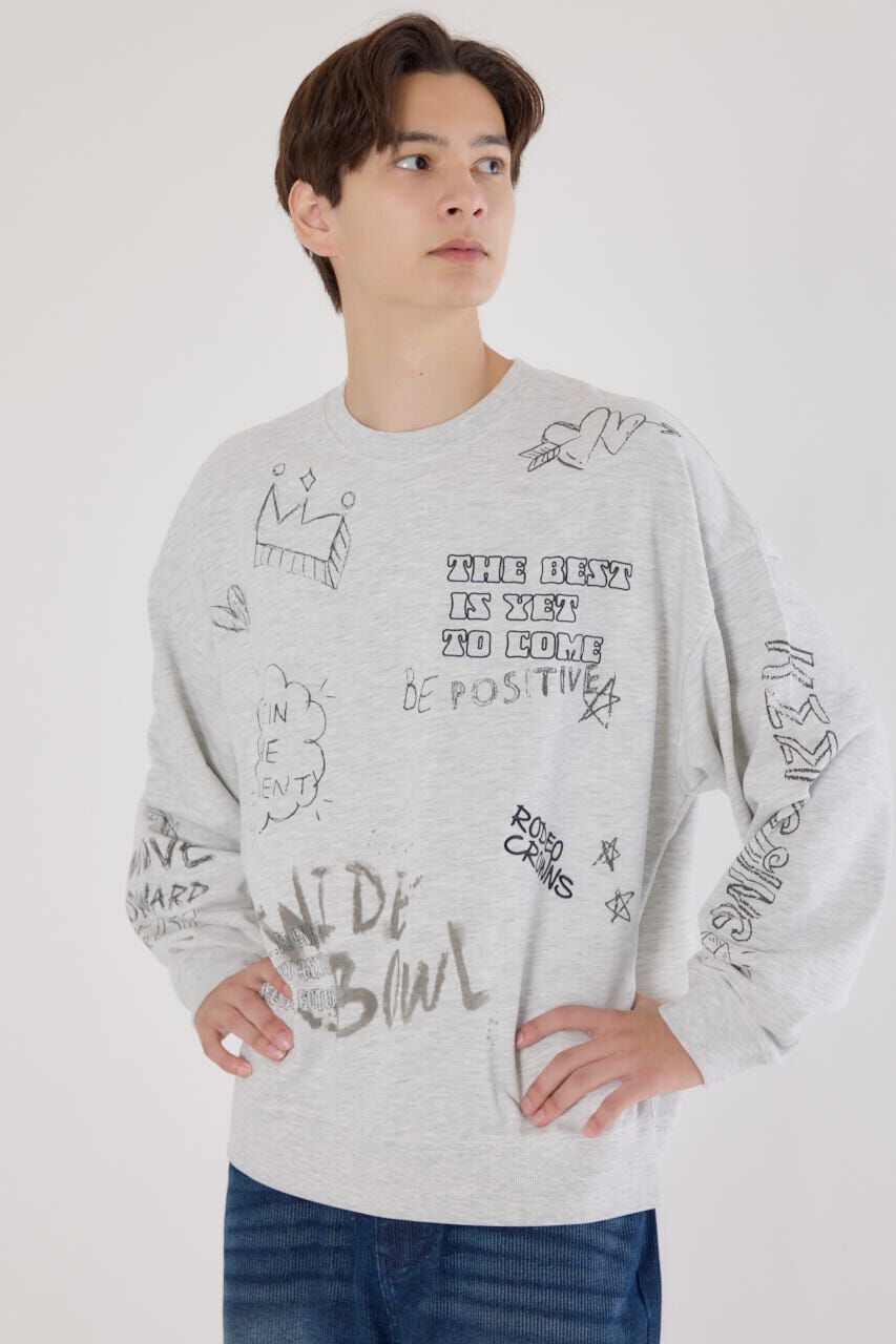 RODEO CROWNS「DRAWING スウェット」|パーカー|