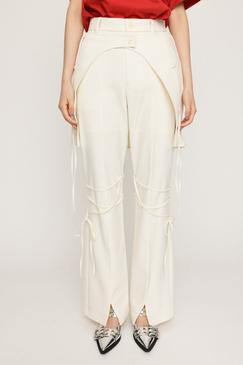 SLY「PLEATS LAYERED FLARE パンツ」|その他|