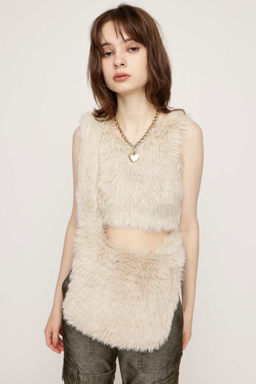 SLY「MIX SHAGGY TANK」|タンクトップ|