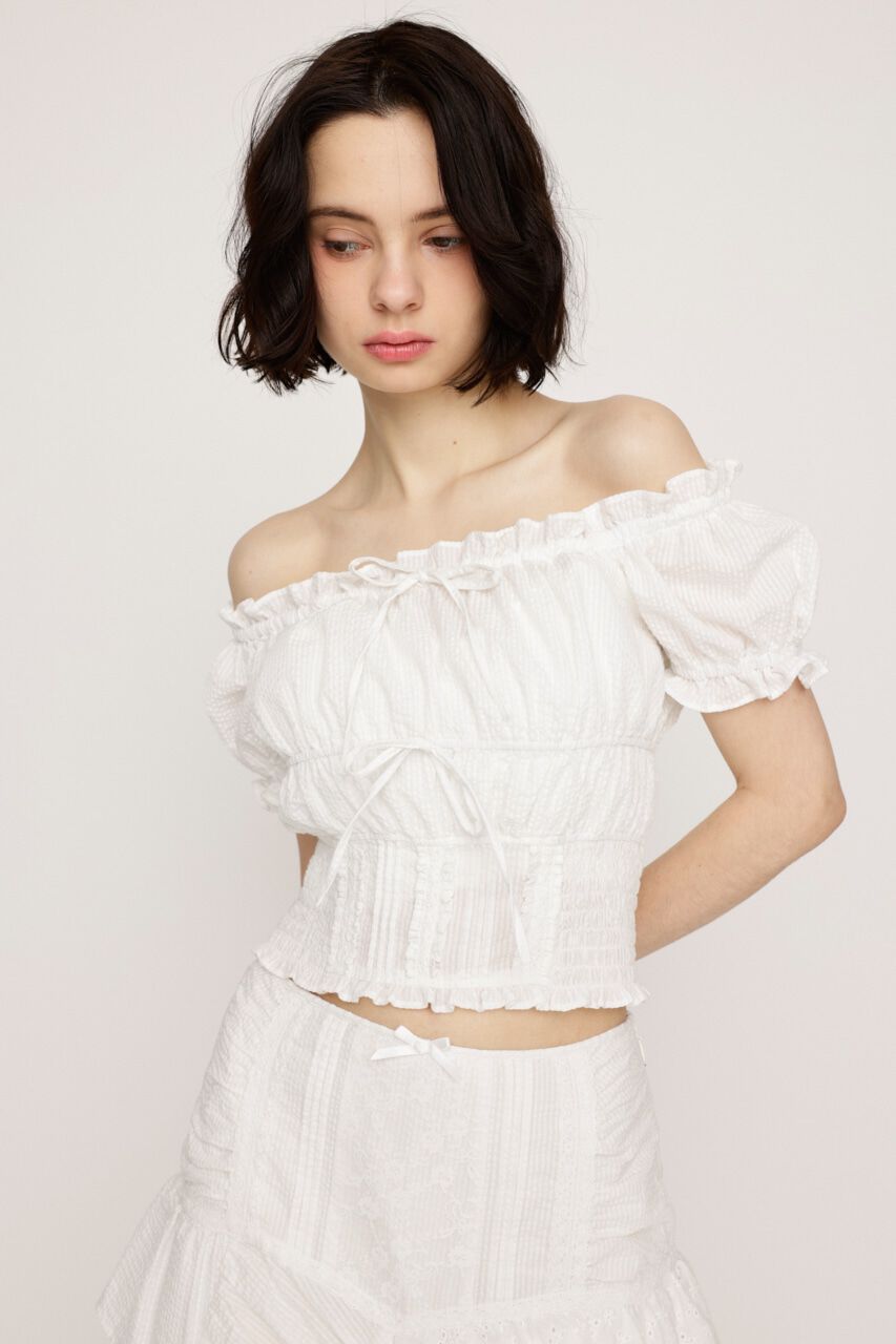 SLY「COTTON LACE トップス」|シャツ・ブラウス|