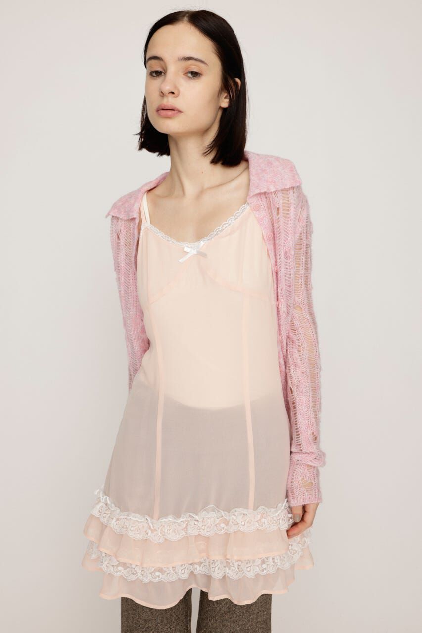 SLY「FRILL CAMI S／ドレス」|ワンピース|PNK