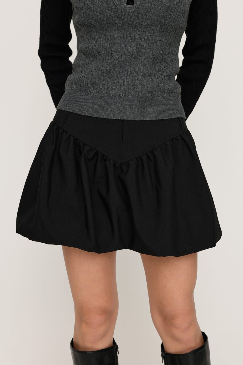 SLY「BALLOON ショートスカート」|スカート|BLK