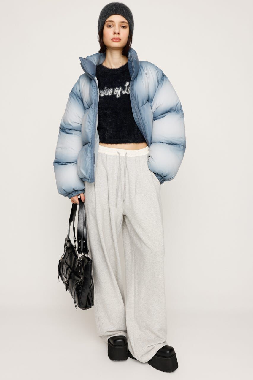 SLY「SHAGGY YARN LOGO C／N トップス」|ニット・セーター|