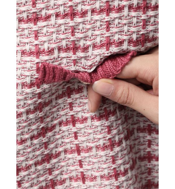 RESEXXY「バイカラーニットミニスカート【セットアップ着用可能】」|スカート|