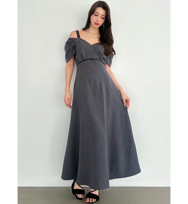 RESEXXY「ダブルストラップフレアワンピース」|ワンピース|