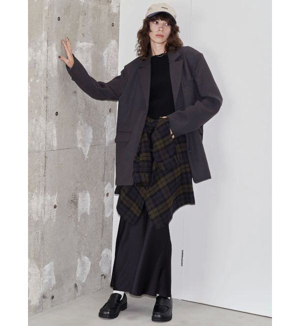 EMODA「【VEQUM】BOX WIDE JACKET」|テーラードジャケット|