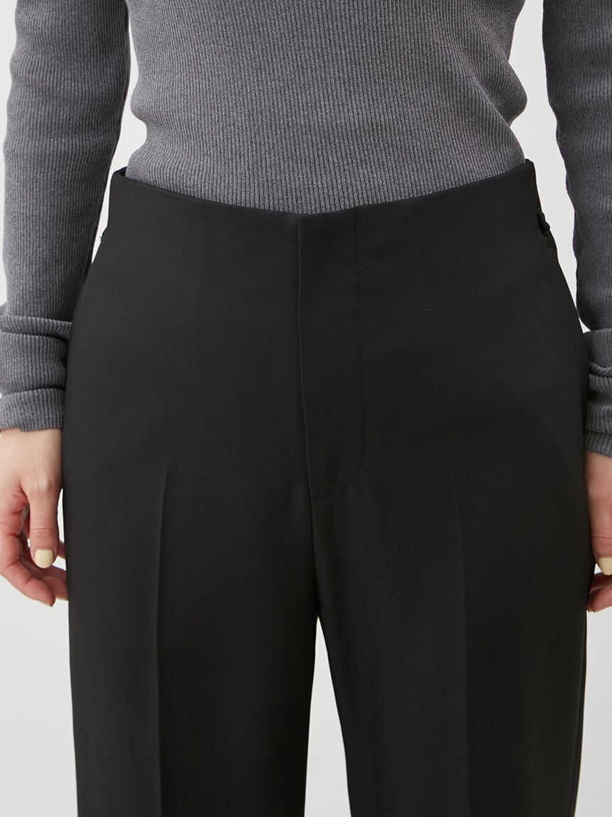 Mila Owen「巻きスカートレイヤウエストゴムシガレットパンツ」|チノ|