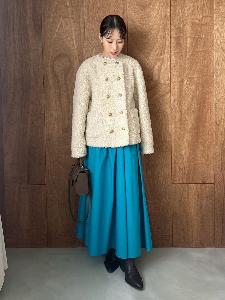 Mila Owen「【00サイズあり】ウエストゴムギャザーマキシスカート」|スカート|