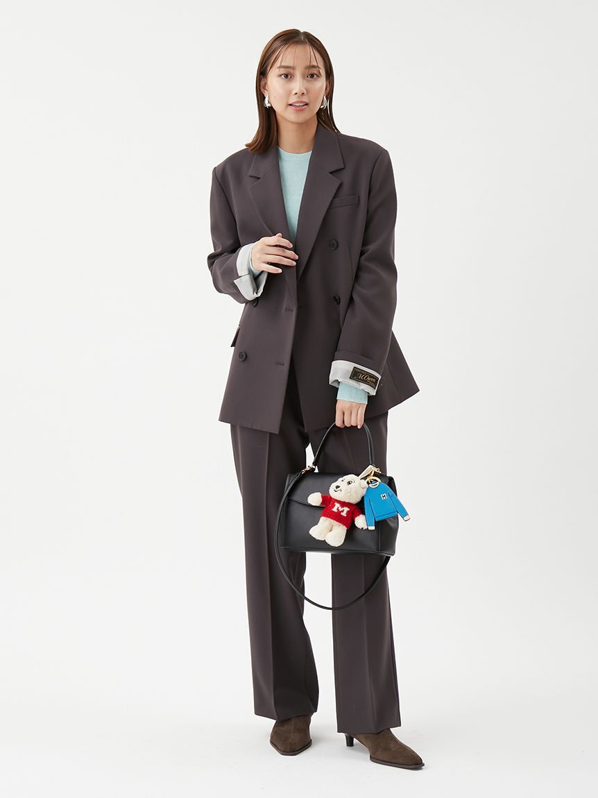 Mila Owen「シアーラメクルーネックリブニット」|ニット・セーター|