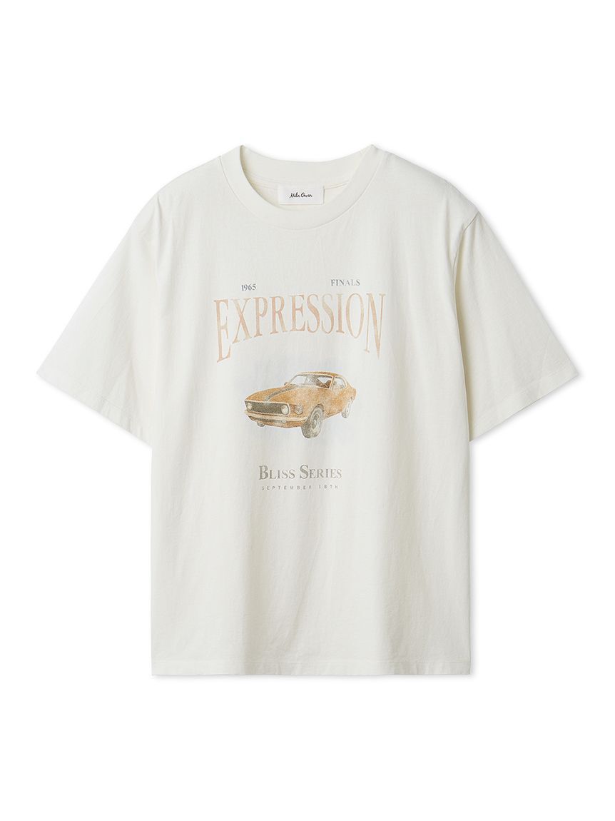 Mila Owen「ヴィンテージライクグラフィックTシャツ」|Tシャツ・カットソー|WHT