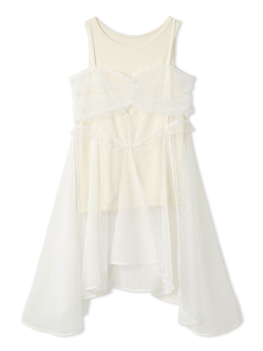 FURFUR「タンクトップSETシアーキャミソール」|キャミソール|WHT