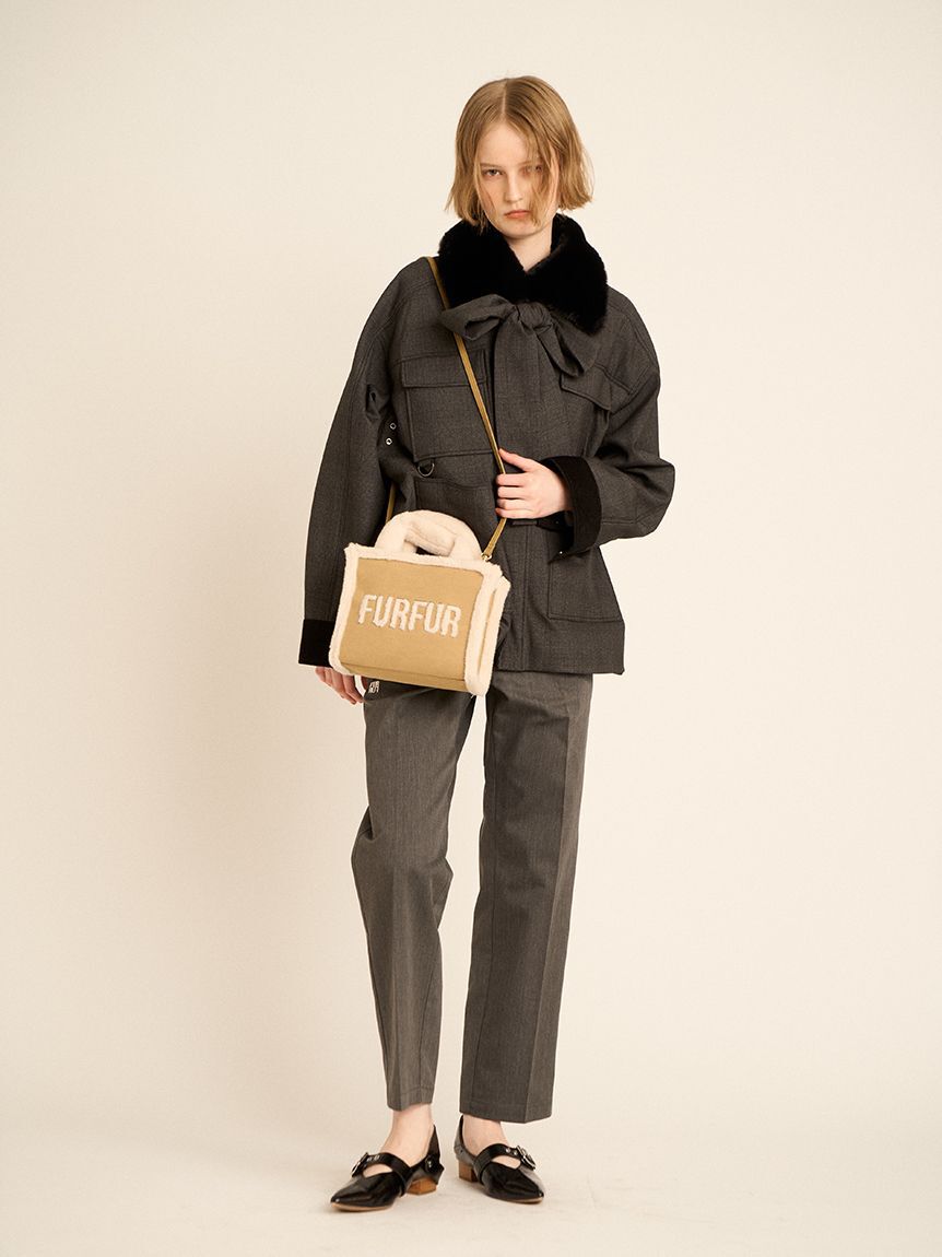 FURFUR「UNIVERSAL OVERALLテーパードパンツ」|チノ|